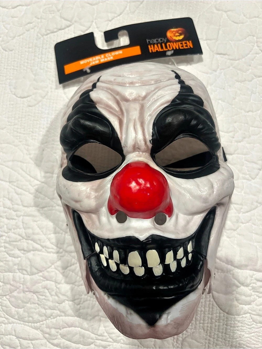 New adult Halloween Skull Head W/Movable Jaw mask Horror Party Scary Cosplay
